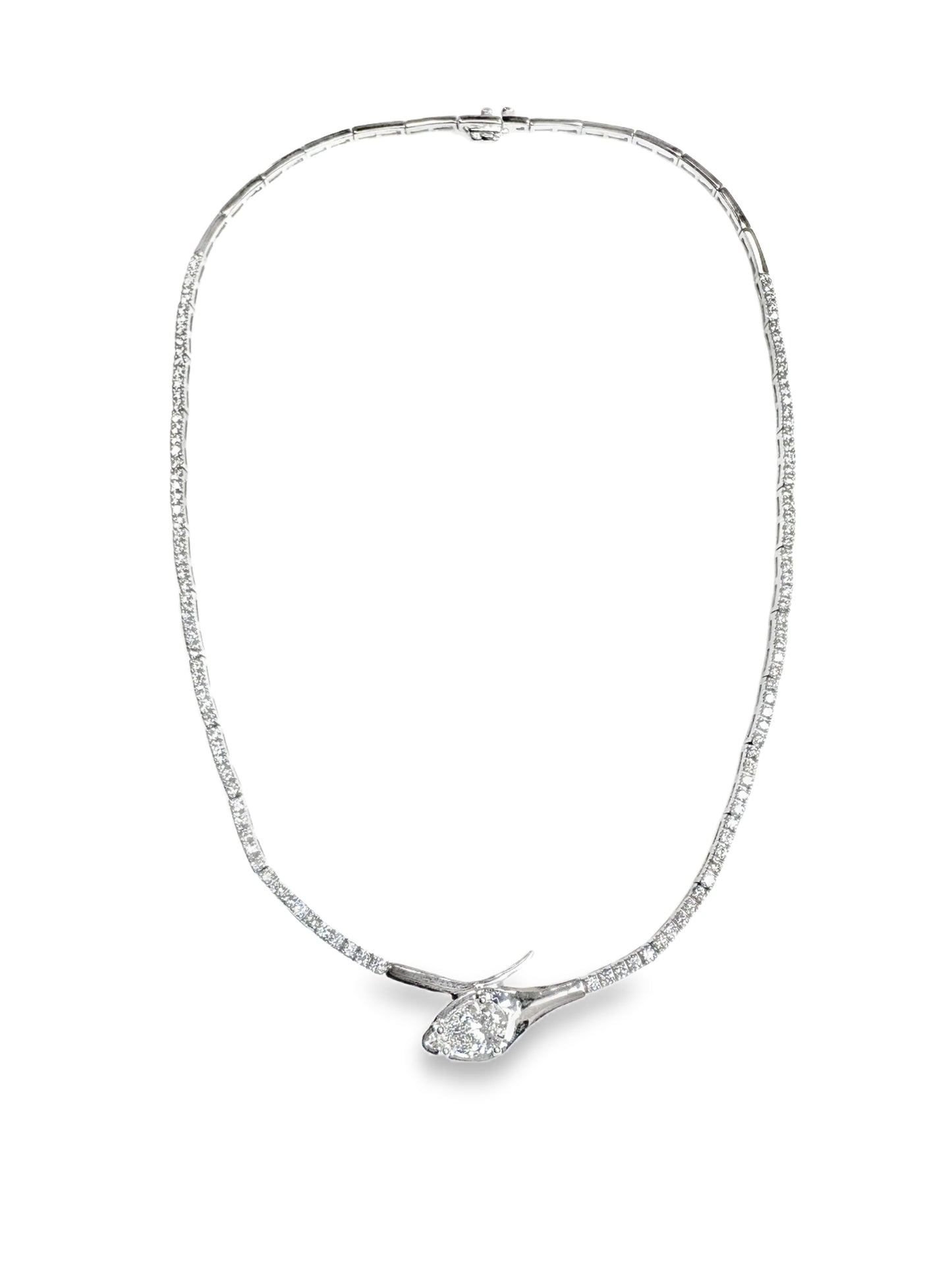 2.69CT Diamond 1.23CT Clear Lab Certified Stone 14k White Gold