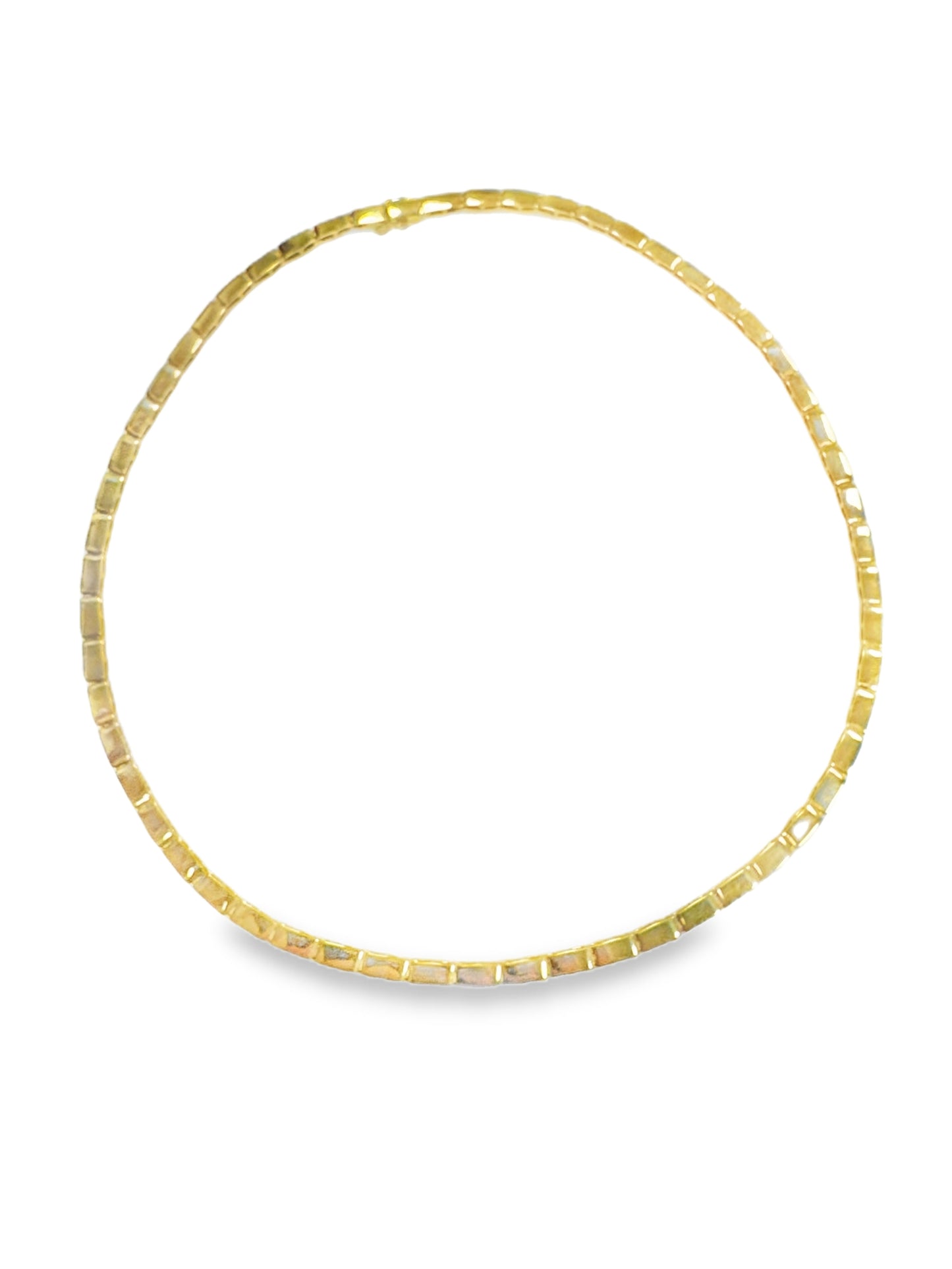 Plain Gold Necklace 14K Yellow Gold