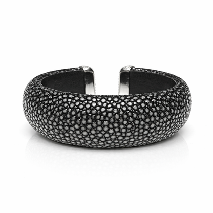 Stingray Cuff Bangle 2.77CT Diamond 14K White Gold