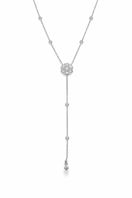 1.21Ct Diamond Pendant 14k White Gold