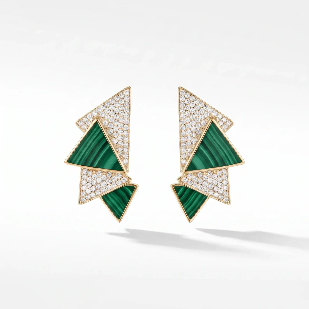 Deco Cascade 14K Gold & Diamond Earrings (0.50 ct tw)