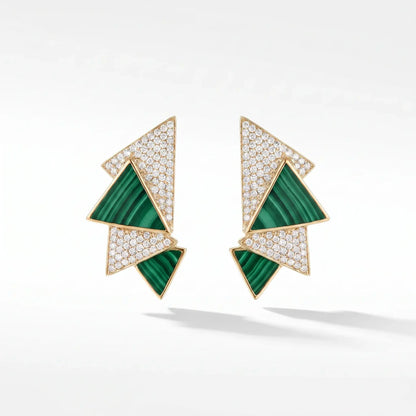 Deco Cascade 14K Gold & Diamond Earrings (0.50 ct tw)