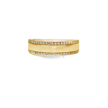 .20CT Round Cut Diamond Ring 18K Gold