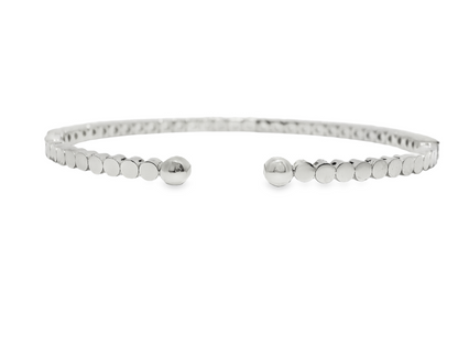 2.82Ct Diamond Bangle 14k White Gold