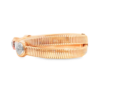 1.62Ct Diamond Bangle 14k Rose Gold