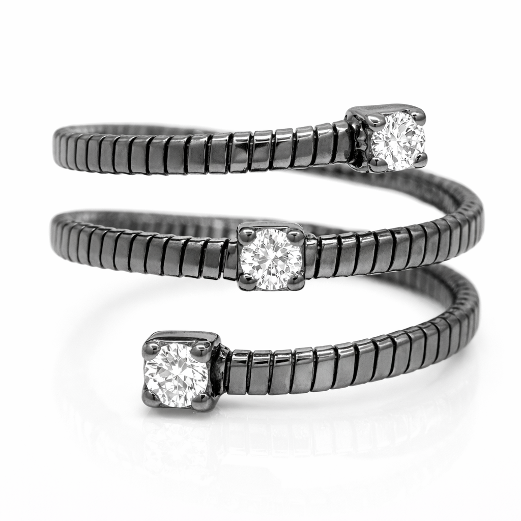 0.23CT Diamond Ring 14K White Gold