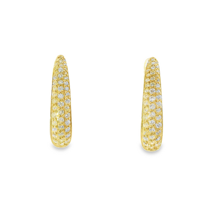 0.41Ct Diamond Earring 14k White Gold