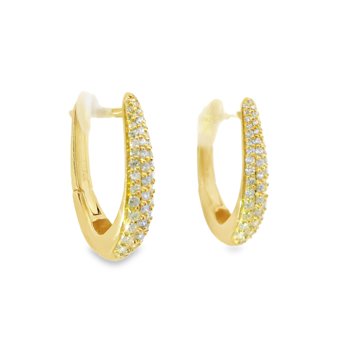 0.41Ct Diamond Earring 14k White Gold