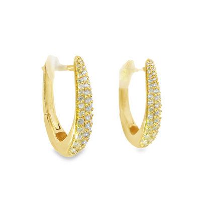 0.41Ct Diamond Earring 14k White Gold