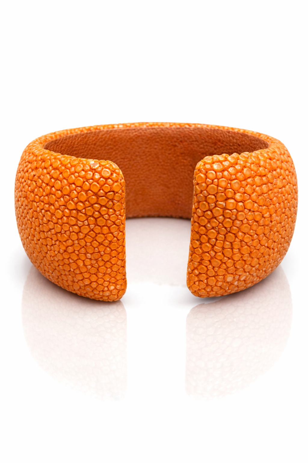 Stingray Cuff Bangle 0.68CT Diamond 14K Yellow Gold