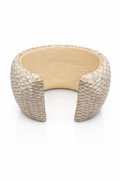 Stingray Cuff Bangle 1.40CT 14K White Gold