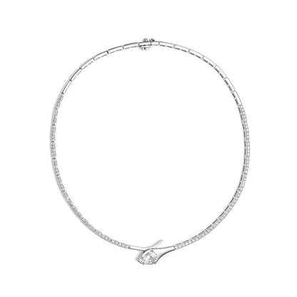 2.69CT Diamond 1.23CT Clear Lab Certified Stone 14k White Gold