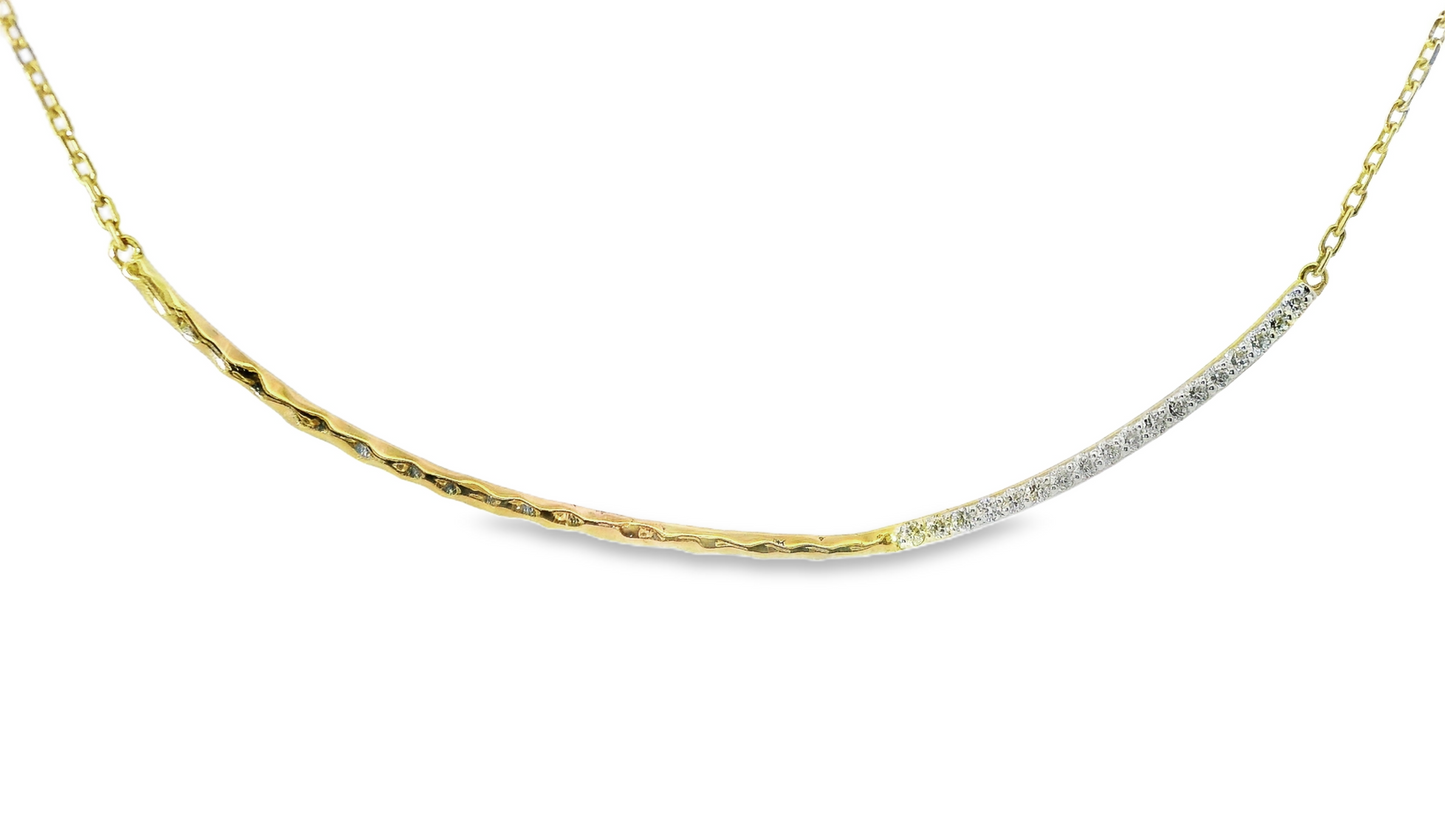 0.19CT Diamond Pendant 14k Gold