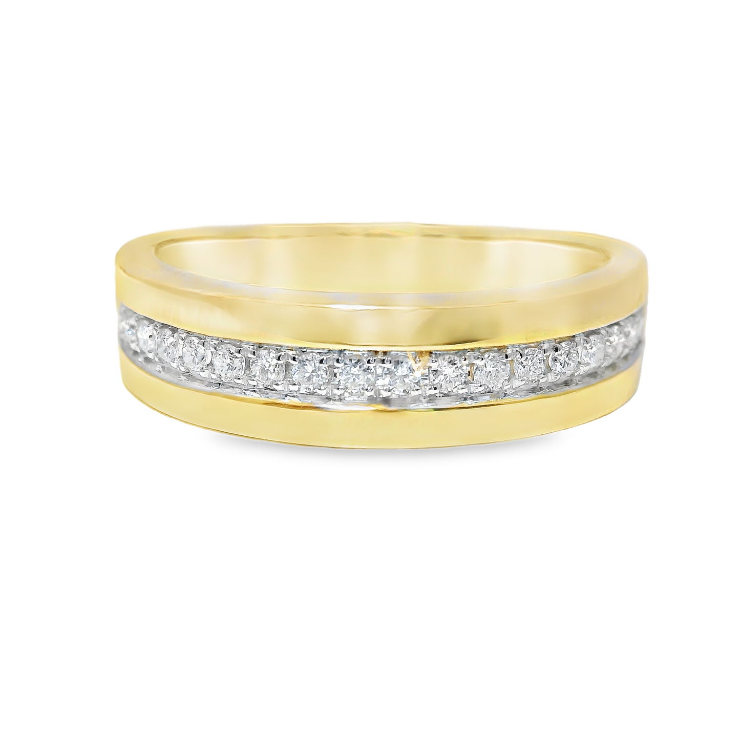 0.21Ct  Diamond Ring 14k Yellow Gold