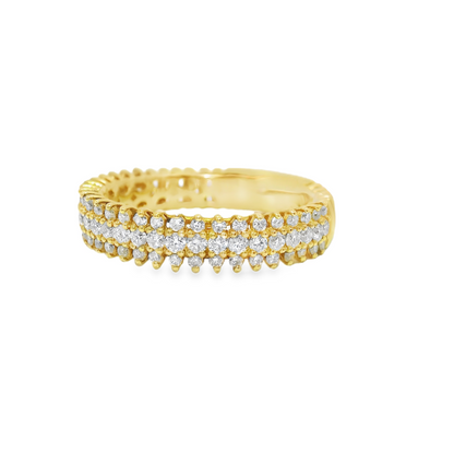1.12CT Diamond Ring 14k Yellow Gold