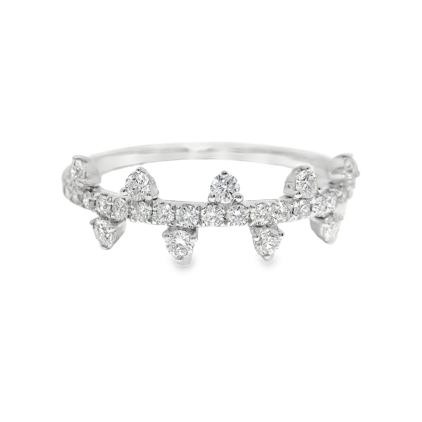 0.41CT Diamond Ring 14k White Gold