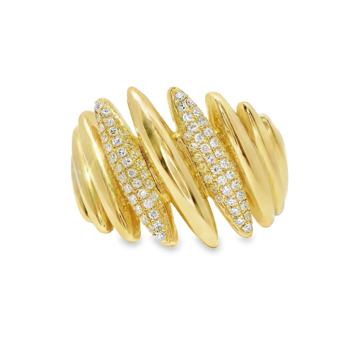 0.22CT Diamond Ring 14k Yellow Gold