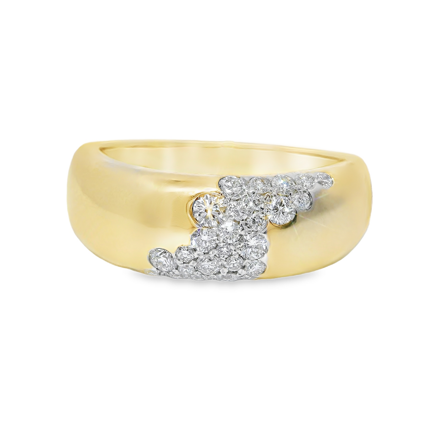 0.37CT Diamond Ring 14k Yellow Gold