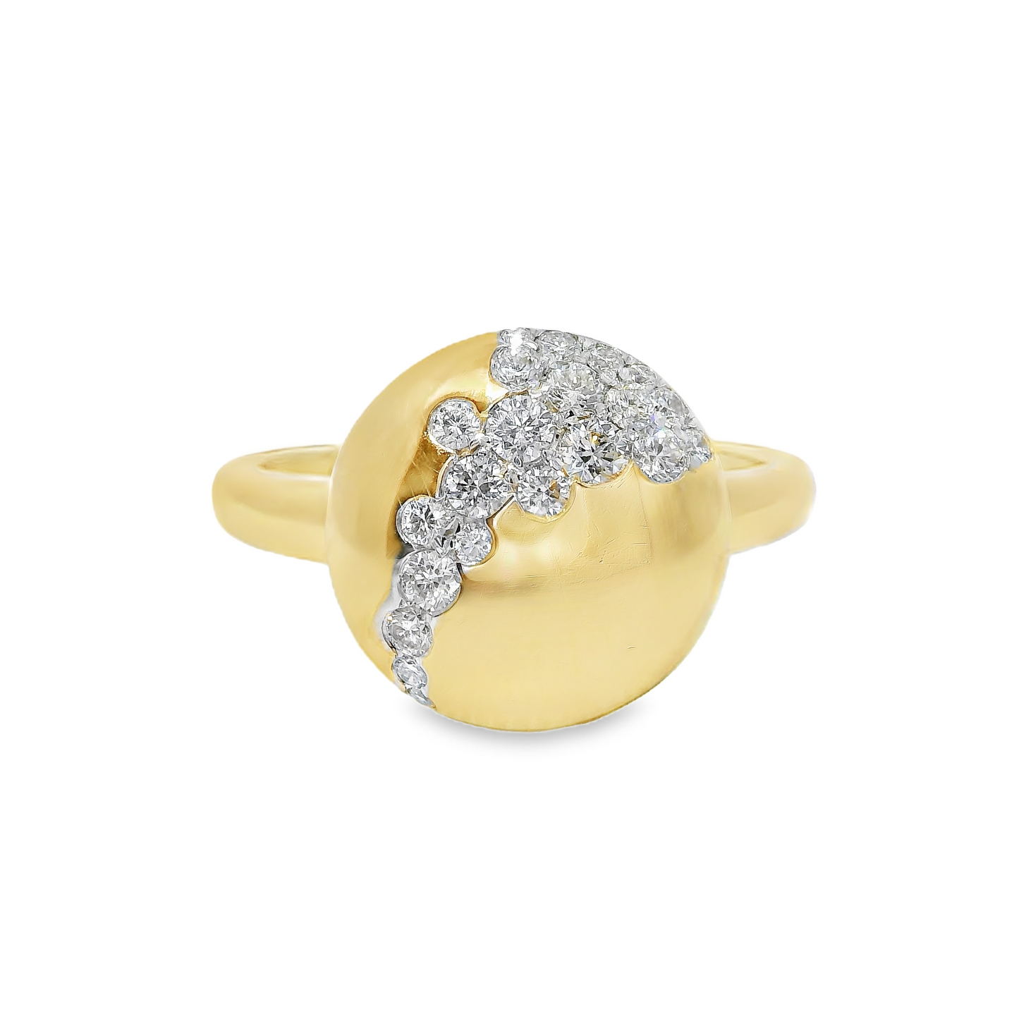 0.31CT Diamond Ring 14k Yellow Gold
