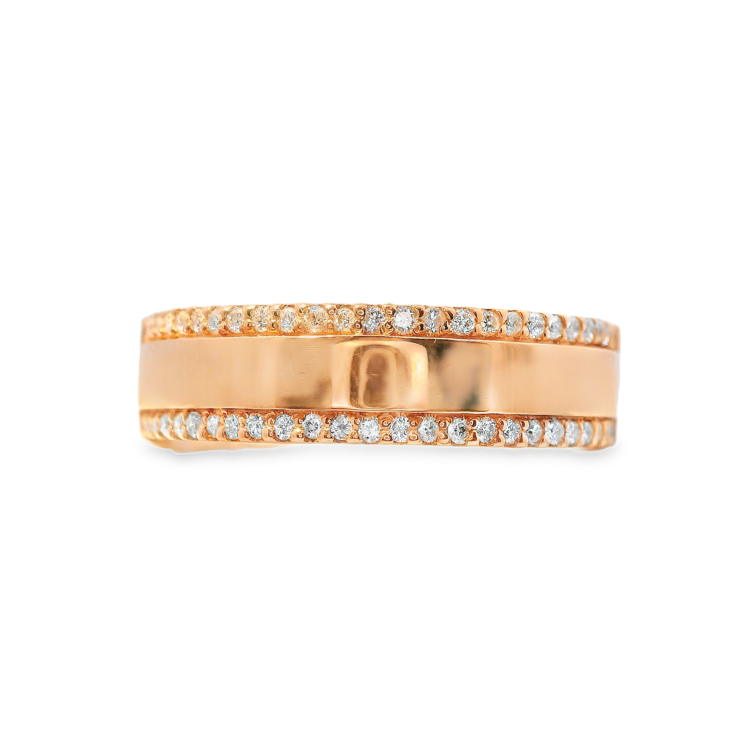 0.20ct Diamond Ring 18k Rose Gold