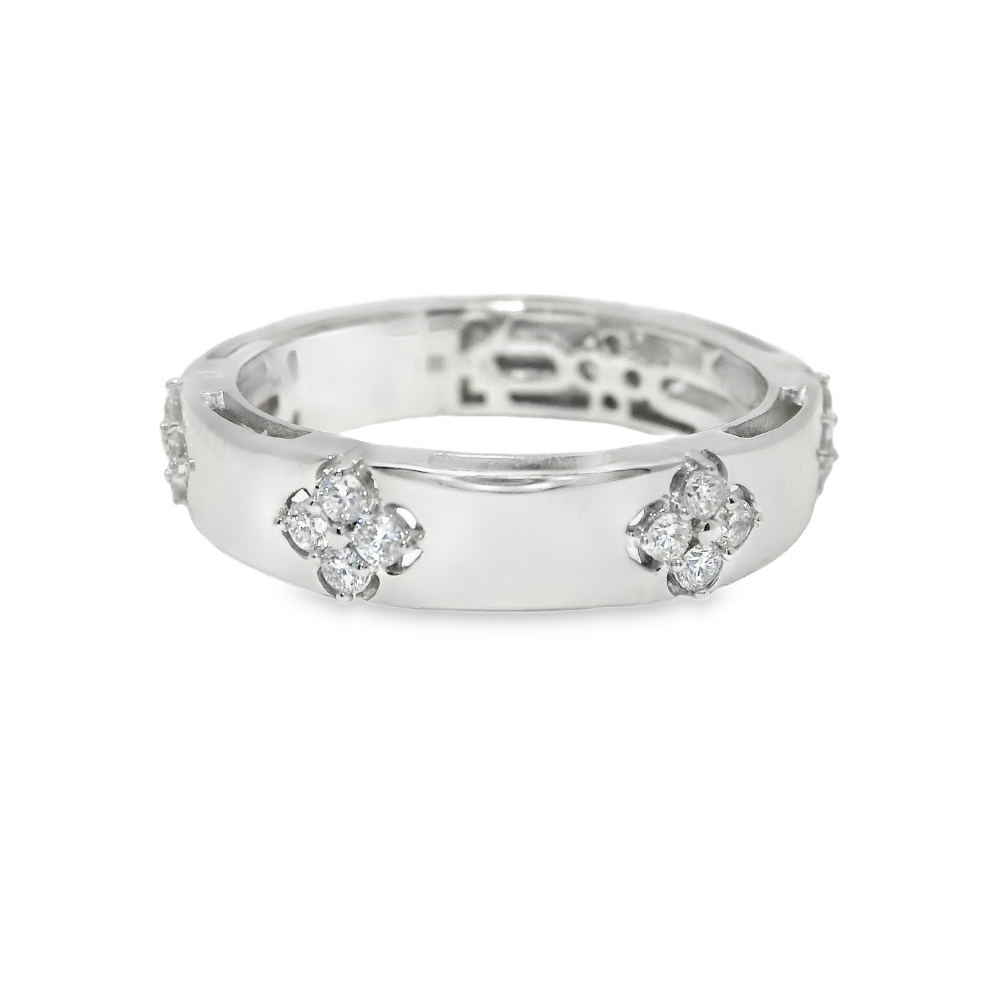0.32CT Diamond Ring 18k White Gold