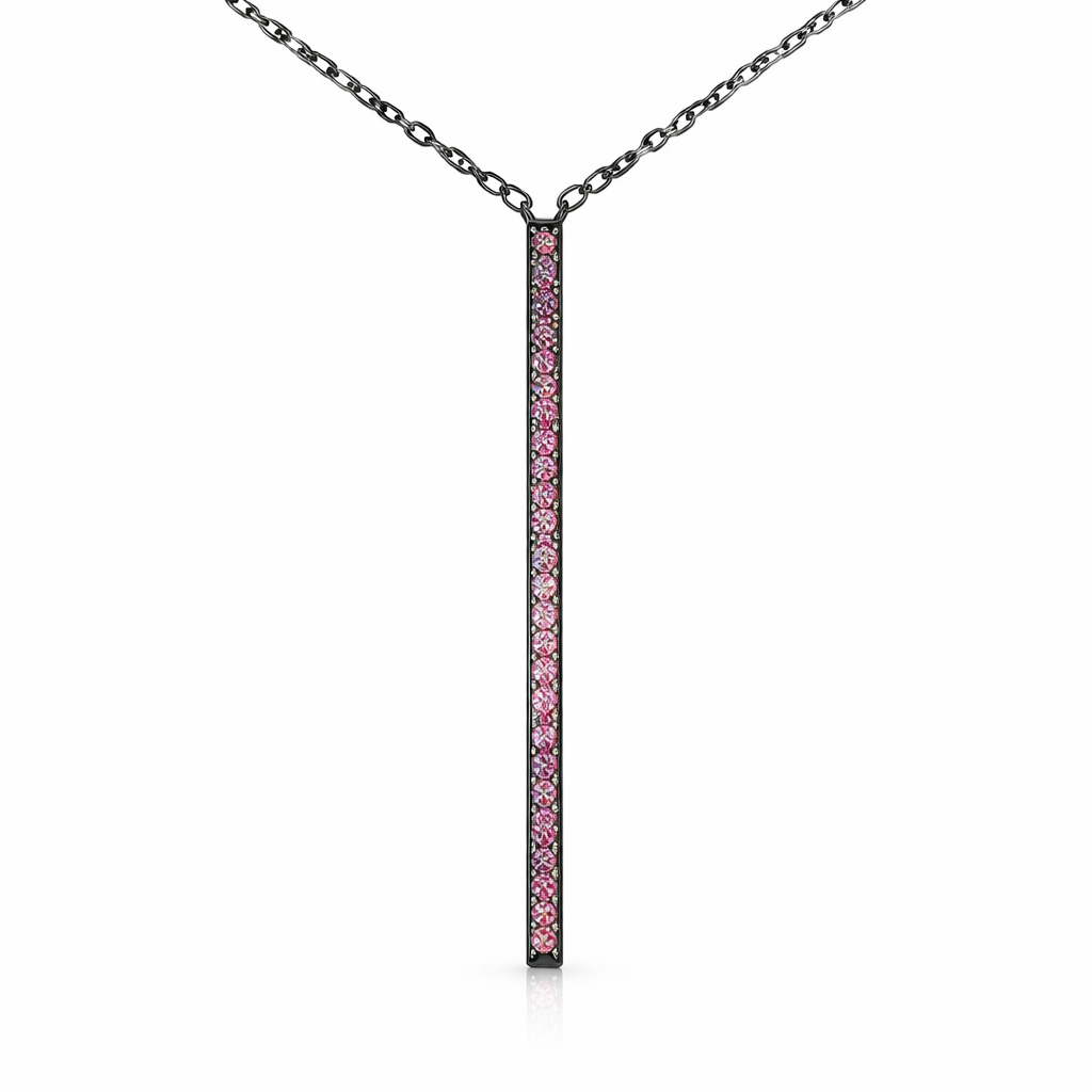 0.30CT Pink Sapphire Pendant 14k Gold