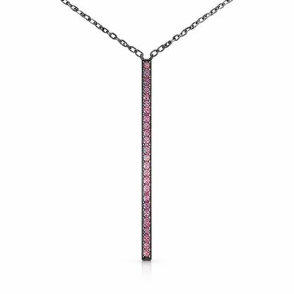 0.30CT Pink Sapphire Pendant 14k Gold