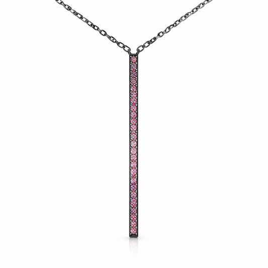 0.30CT Pink Sapphire Pendant 14k Gold