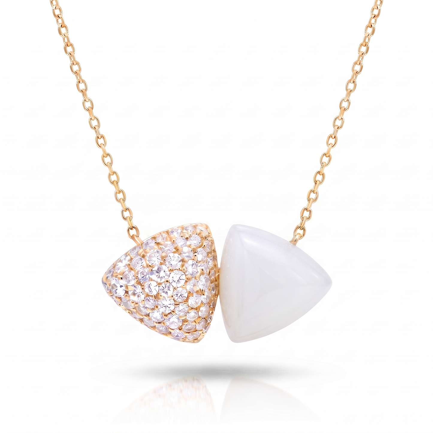 1CT Diamond Pendant 14k Yellow Gold