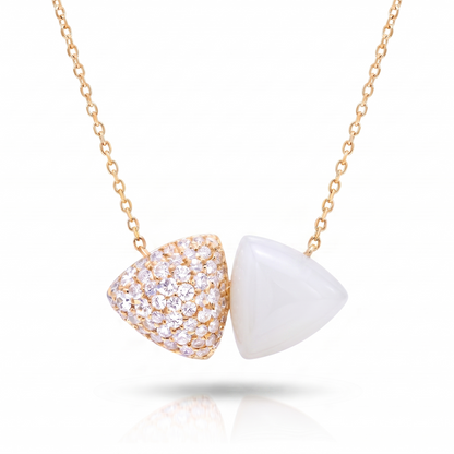 1CT Diamond Pendant 14k Yellow Gold