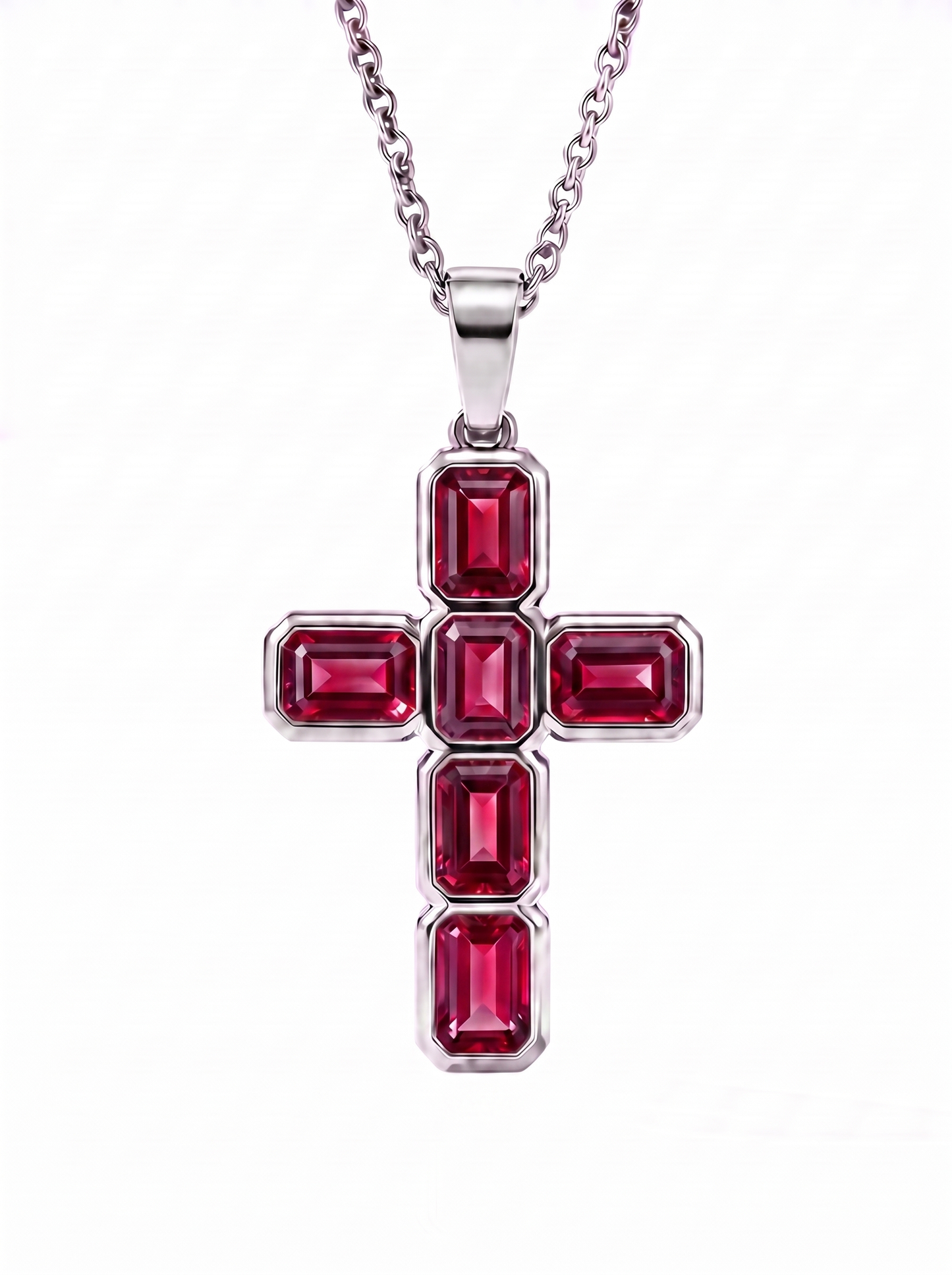 Ruby Argent Silver Cross