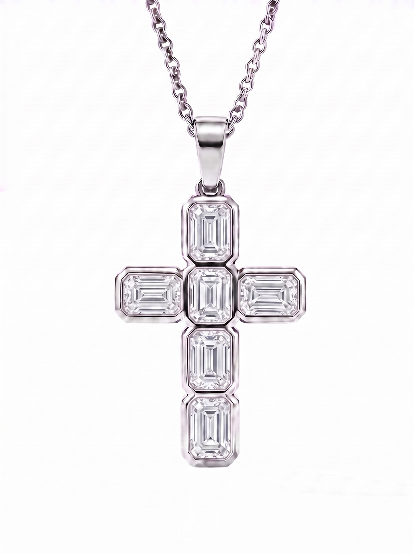 White Argent Silver Cross