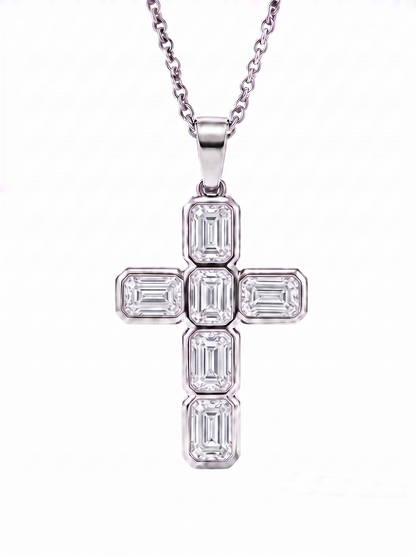 White Argent Silver Cross