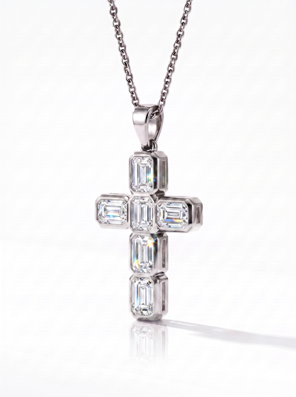 White Argent Silver Cross