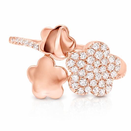 0.24CT Diamond Ring 14k White Gold