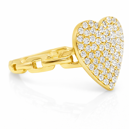 0.40CT Diamond Ring 14k Yellow Gold