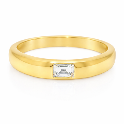0.10CT Diamond Ring 18k Yellow Gold