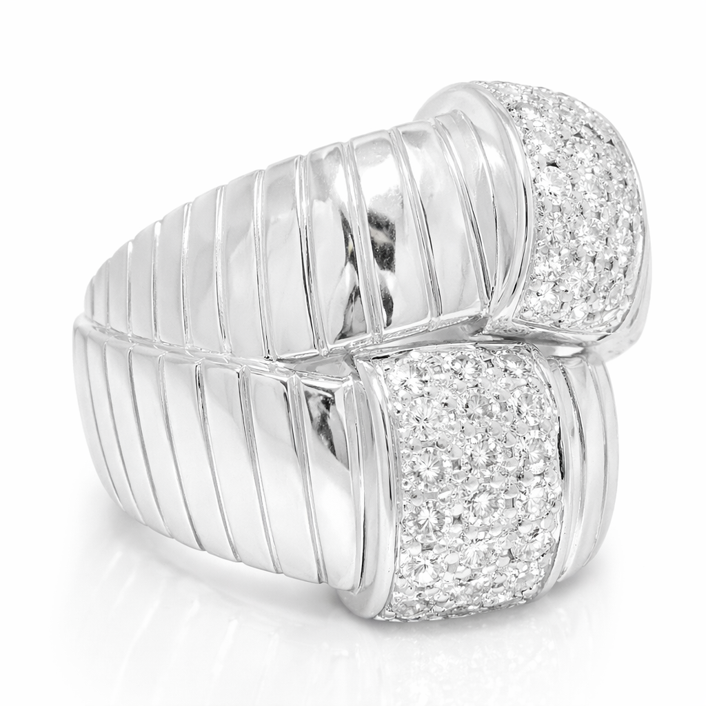 0.80CT Diamond Ring 14K White Gold