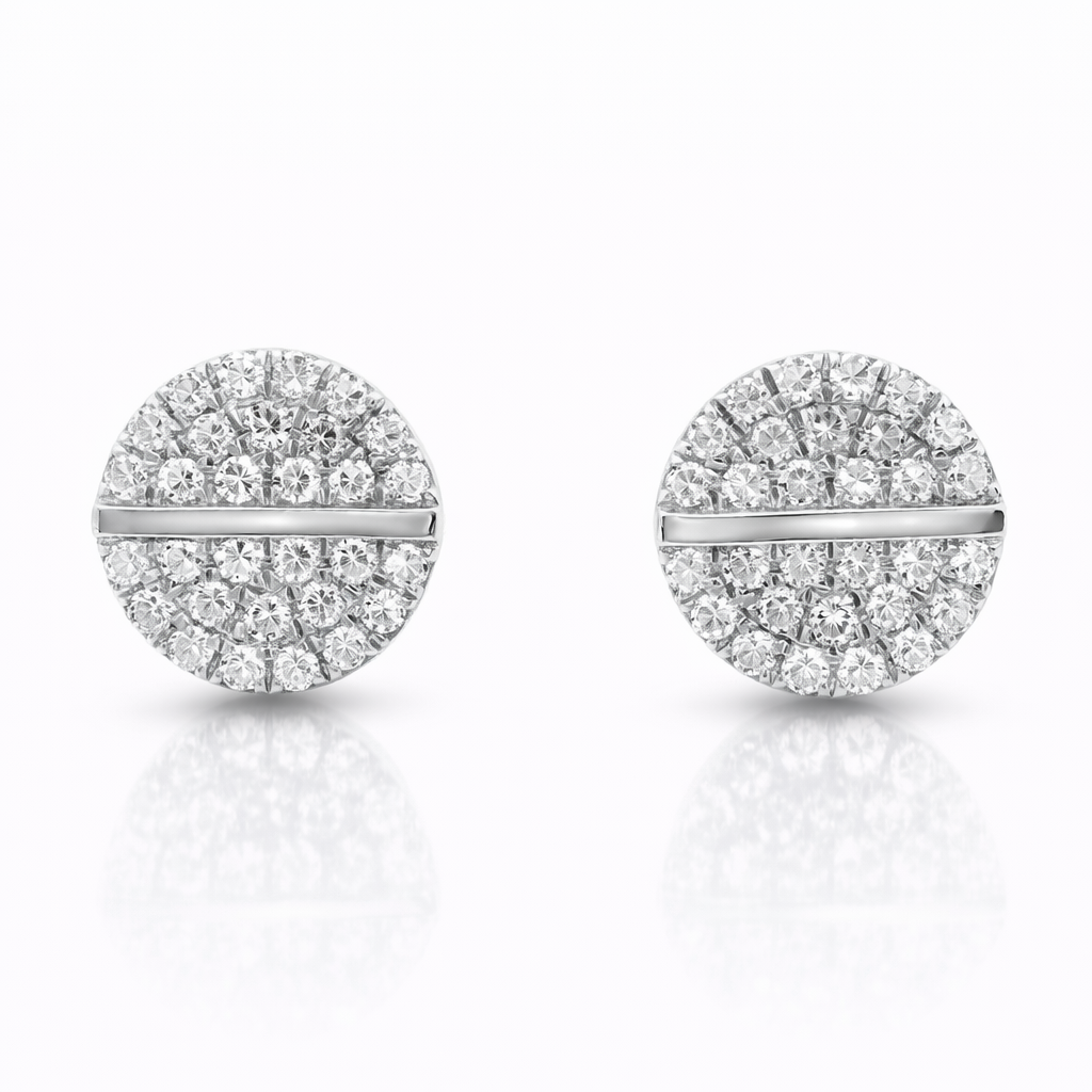 0.17CT Diamond 14k Gold Earring