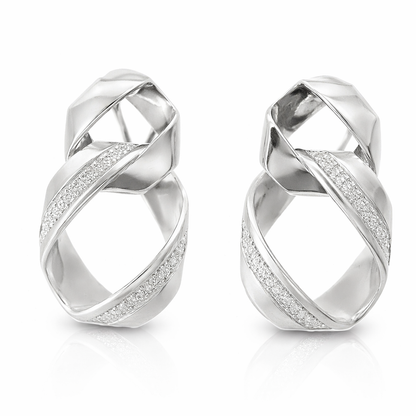 0.35CT Diamond Earring 14k White Gold