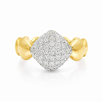 0.50Ct Diamond Ring 18k Yellow Gold