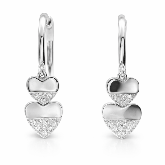 0.08Ct Diamond 14k Gold Earring