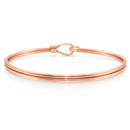 0.13CT diamond Bangle 18k Rose Gold