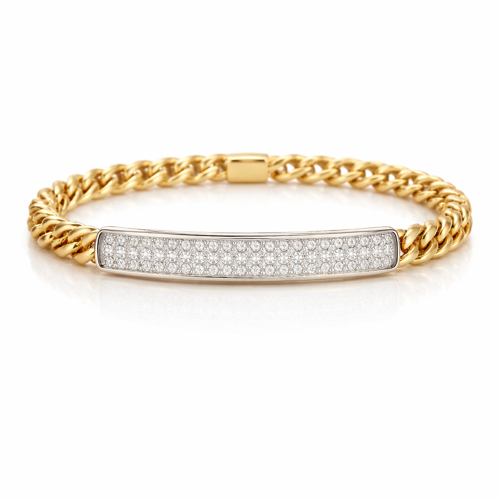 14K Gold Bracelet 1.60CT Natural Diamonds