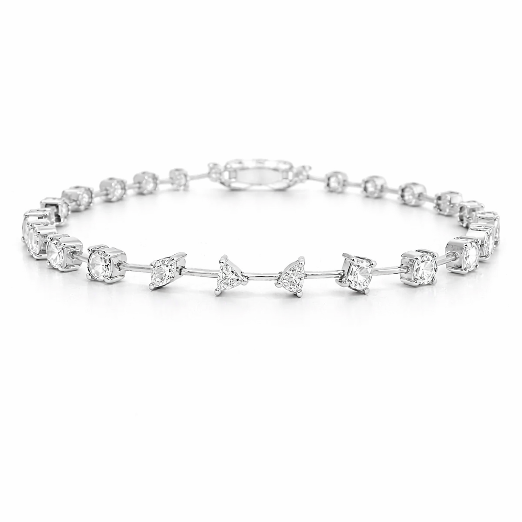 2.03CT Diamond Bracelet 18k White Gold