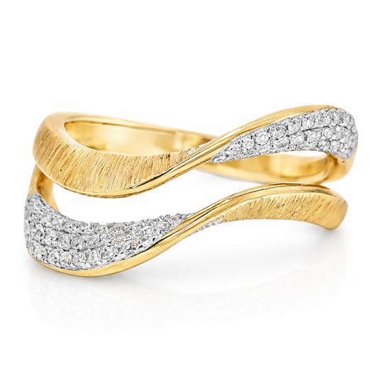 0.19CT Diamond Ring 14k Rose Gold