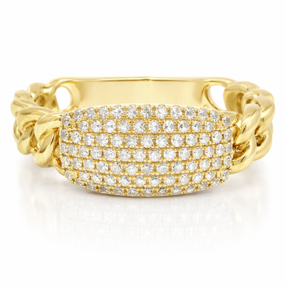 0.30CT Diamond Ring 14k Yellow Gold