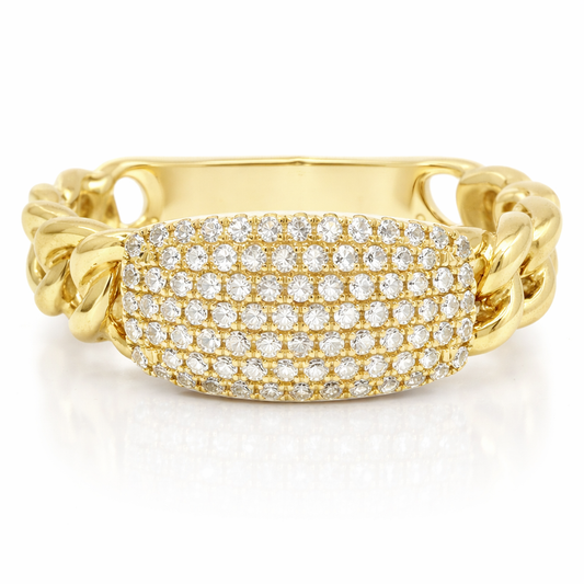 0.30CT Diamond Ring 14k Yellow Gold