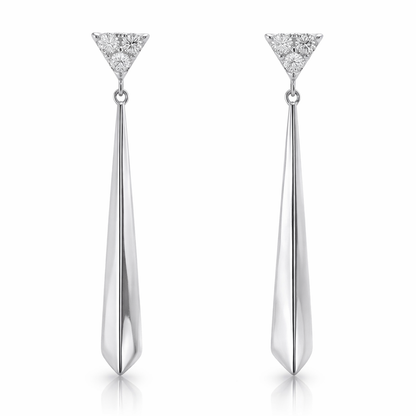 0.16CT Diamond Earring 14k Gold