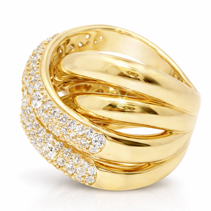 2.01CT Diamond Ring 14k Yellow Gold